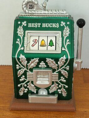 BEST BUCKS Ornament Hallmark Keepsake Christmas Holiday 2008 Vegas Casino T7